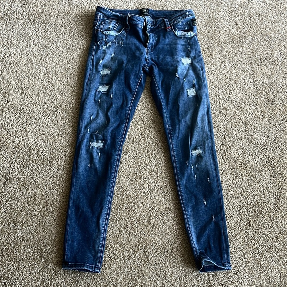 Elias Rumelis ripped denim jeans